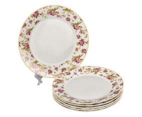 BA16 Melati 6 Pcs Piring Makan 10.5 inch